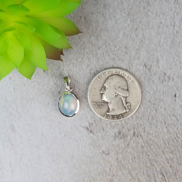 Ethiopian Opal Pendant 1.48 g 20x9mm - InnerVision Crystals