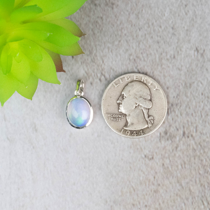 Ethiopian Opal Pendant 1.53 g 19x10mm - InnerVision Crystals