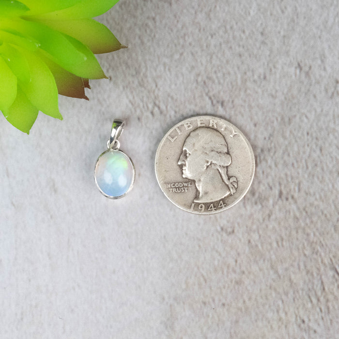 Ethiopian Opal Pendant 1.61 g 20x10mm - InnerVision Crystals