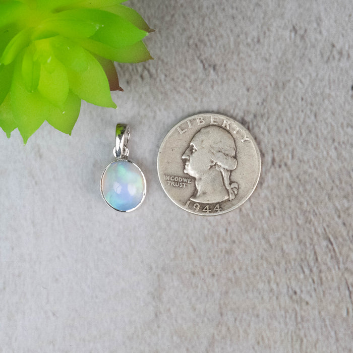 Ethiopian Opal Pendant 1.66 g 22x11mm - InnerVision Crystals