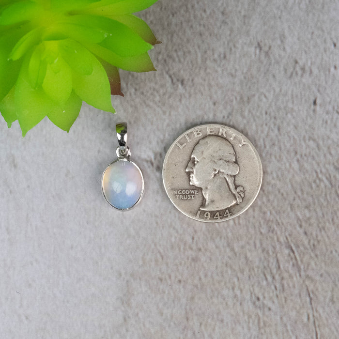 Ethiopian Opal Pendant 1.81 g 21x11mm - InnerVision Crystals