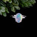 Ethiopian Opal Ring 10x7mm Size 6 - InnerVision Crystals