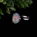 Ethiopian Opal Ring 10x7mm Size 7 - InnerVision Crystals