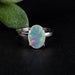 Ethiopian Opal Ring 11x8mm Size 8 - InnerVision Crystals