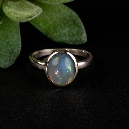 Ethiopian Opal Ring 11x9mm Size 9 - InnerVision Crystals