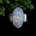 Ethiopian Opal Ring 18x10mm Size 8 - InnerVision Crystals