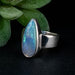 Ethiopian Opal Ring 21x9mm Size 9 - InnerVision Crystals