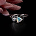 Ethiopian Opal Ring 5mm Size 6 - InnerVision Crystals