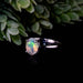 Ethiopian Opal Ring 8x6mm Size 5 - InnerVision Crystals