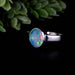 Ethiopian Opal Ring 9x7mm Size 7 - InnerVision Crystals