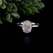 Ethiopian Opal Ring 9x7mm Size 7 - InnerVision Crystals