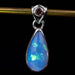 Ethiopian Opal & Tourmaline Pendant 2.61 g 27x10mm - InnerVision Crystals