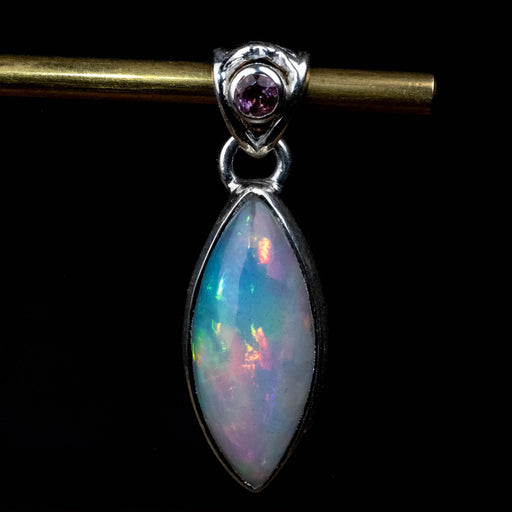 Ethiopian Opal & Tourmaline Pendant 2.79 g 31x10mm - InnerVision Crystals