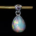 Ethiopian Opal & Tourmaline Pendant 3.70 g 27x13mm - InnerVision Crystals