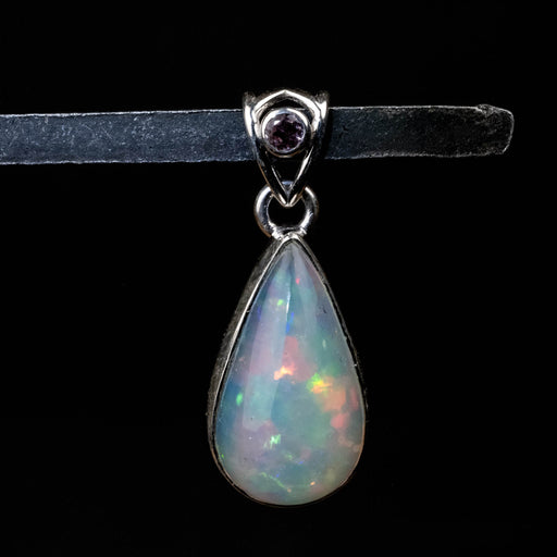 Ethiopian Opal & Tourmaline Pendant 4.33 g 33x12mm - InnerVision Crystals