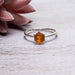 Fire Opal Ring 6mm Size 8 - InnerVision Crystals