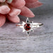 Garnet Ring 5mm - InnerVision Crystals