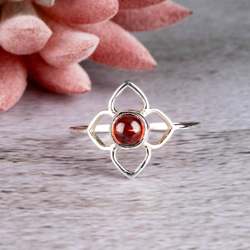 Garnet Ring 5mm - InnerVision Crystals