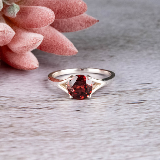 Garnet Ring 7mm - InnerVision Crystals