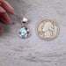 Golden Hill Turquoise Pendant 2.83 g 24x12mm - InnerVision Crystals