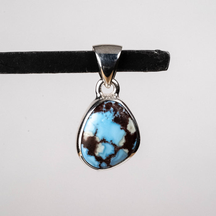 Golden Hill Turquoise Pendant 2.83 g 24x12mm - InnerVision Crystals