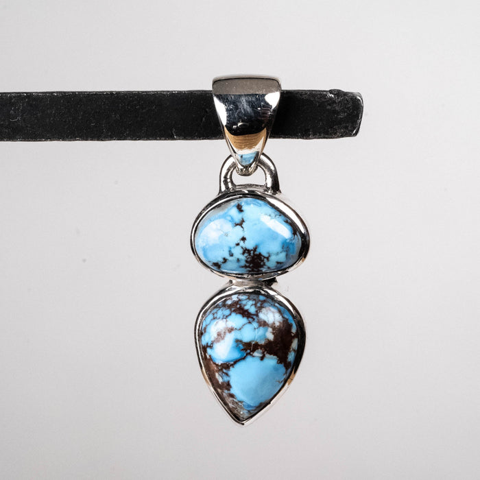 Golden Hill Turquoise Pendant 3.08 g 30x10mm - InnerVision Crystals