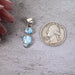 Golden Hill Turquoise Pendant 3.15 g 29x10mm - InnerVision Crystals