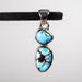 Golden Hill Turquoise Pendant 3.28 g 32x9mm - InnerVision Crystals