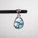 Golden Hill Turquoise Pendant 3.30 g 26x12mm - InnerVision Crystals