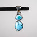 Golden Hill Turquoise Pendant 3.42 g 29x9mm - InnerVision Crystals