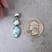 Golden Hill Turquoise Pendant 3.47 g 32x11mm - InnerVision Crystals