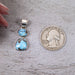 Golden Hill Turquoise Pendant 3.74 g 30x12mm - InnerVision Crystals