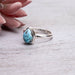 Golden Hill Turquoise Ring 10x7mm Size 7 - InnerVision Crystals