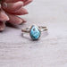 Golden Hill Turquoise Ring 10x7mm Size 7 - InnerVision Crystals