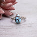 Golden Hill Turquoise Ring 11x8mm Size 6 - InnerVision Crystals