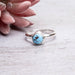 Golden Hill Turquoise Ring 6.5mm Size 8 - InnerVision Crystals