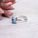 Golden Hill Turquoise Ring 6.5mm Size 8 - InnerVision Crystals