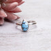 Golden Hill Turquoise Ring 9x6mm Size 8 - InnerVision Crystals