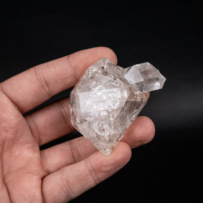 Herkimer Diamond Quartz Crystal 105 g 58x57x38mm - InnerVision Crystals