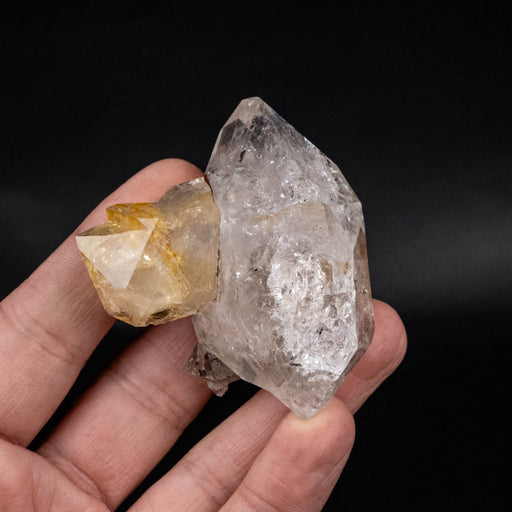 Herkimer Diamond Quartz Crystal 111 g 65x54x33mm - InnerVision Crystals