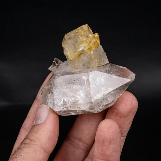 Herkimer Diamond Quartz Crystal 111 g 65x54x33mm - InnerVision Crystals