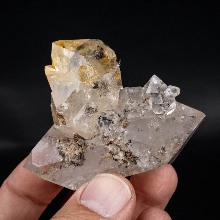 Herkimer Diamond Quartz Crystal 111 g 65x54x33mm - InnerVision Crystals