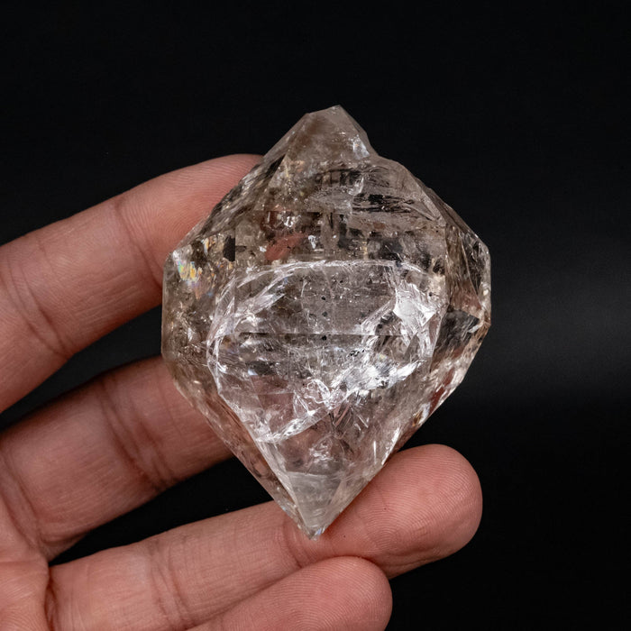 Herkimer Diamond Quartz Crystal 115 g 64x48x39mm - InnerVision Crystals