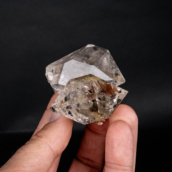 Herkimer Diamond Quartz Crystal 116 g 64x53x30mm - InnerVision Crystals