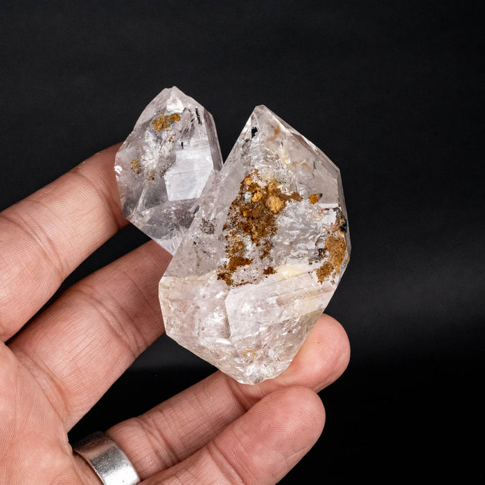 Herkimer Diamond Quartz Crystal 122 g 62x62x29mm - InnerVision Crystals