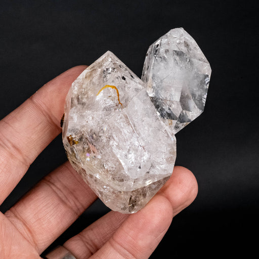 Herkimer Diamond Quartz Crystal 122 g 62x62x29mm - InnerVision Crystals