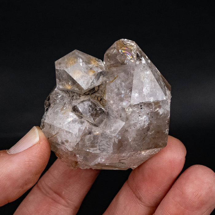 Herkimer Diamond Quartz Crystal 143 g 57x50x54mm - InnerVision Crystals