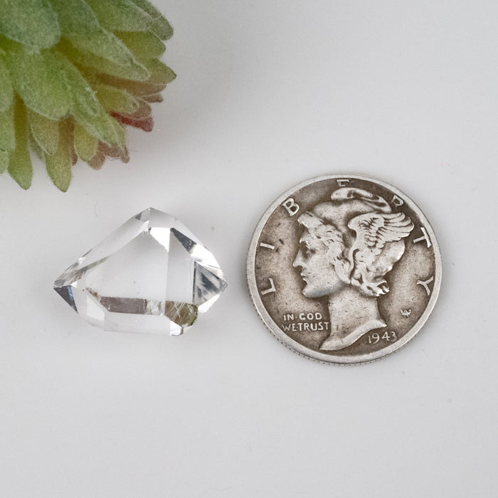 Herkimer Diamond Quartz Crystal 1.73 g 15x12mm AA - InnerVision Crystals