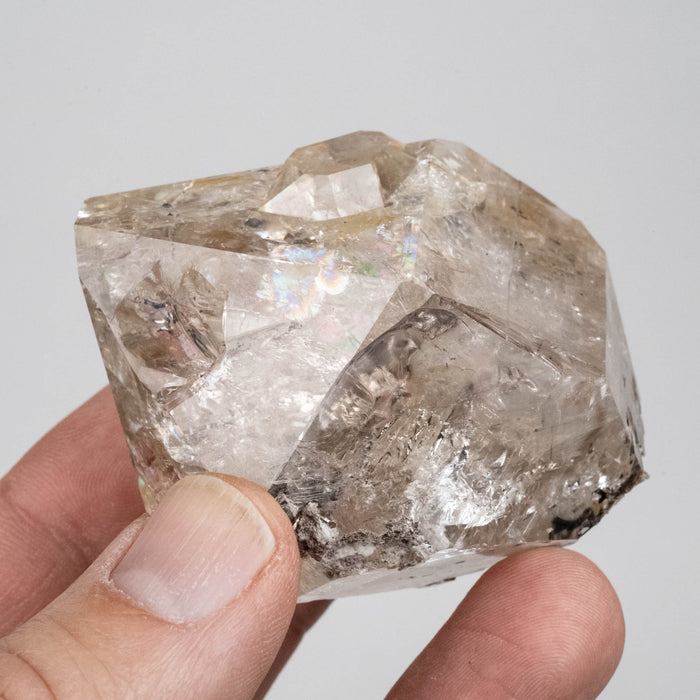 Herkimer Diamond Quartz Crystal 178 g 66x57x39mm - InnerVision Crystals