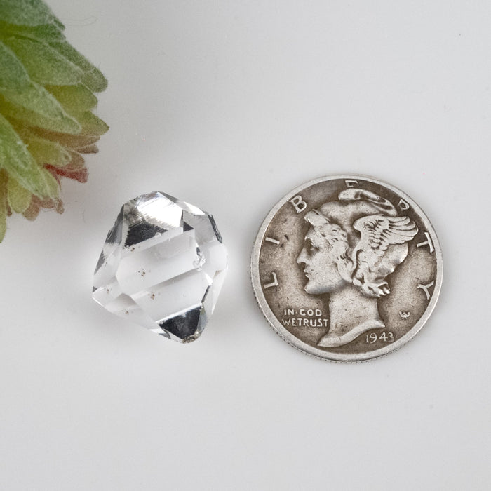 Herkimer Diamond Quartz Crystal 1.80 g 14x13mm AA - InnerVision Crystals